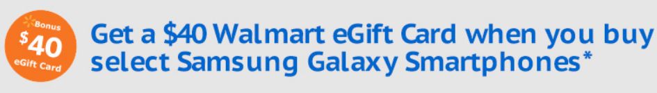 Walmart Free $40 Gift Card Cellular Deal for Samsung Galaxy S III